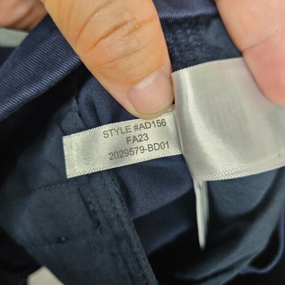 J.CRW High-Rise Girlfriend Chino Navy Blue Casual Pant Size 00 NEW - Picture 8 of 10